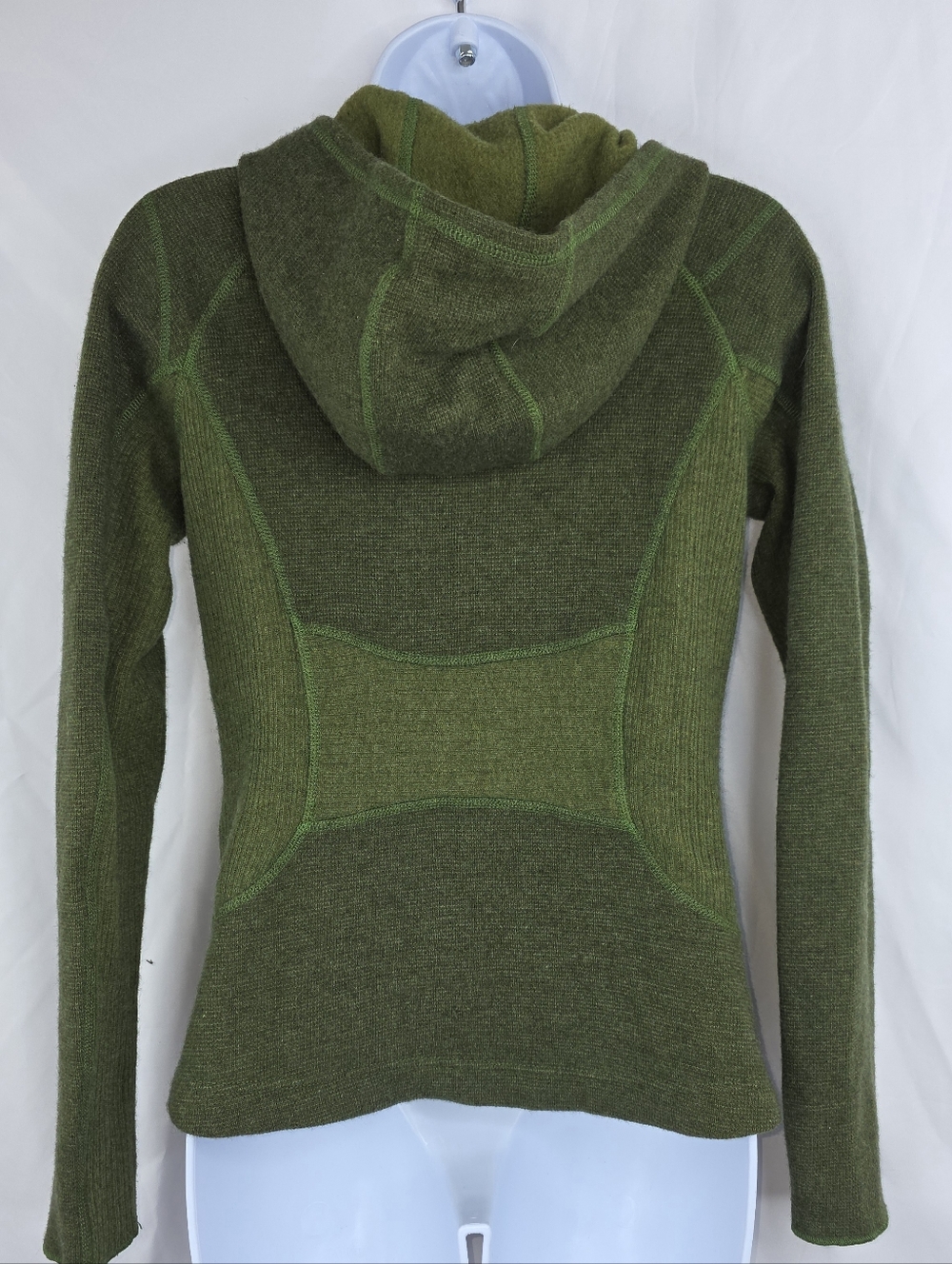 Mountain Hardwear Women's Hooded Jacket Size Small Full Zip Green AJ-3511 - Picture 4 of 9